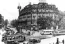 První semafor v Berlíně. Foto 1924. Zdroj: weimarberlin.com
