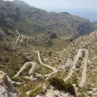 silnice k Sa Calobra