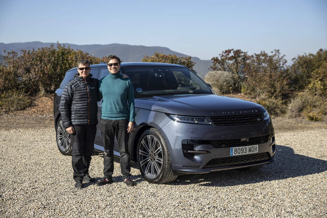 Mark Higgins, Jaromír Soukup a Range Rover Sport. Co víc si přát? :-D zdroj: Land Rover