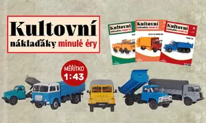 Spolupráce: Nová kolekce od De Agostini – Kultovní náklaďáky minulé éry v měřítku 1 : 43!