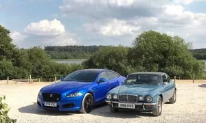 Krátký trip po "Anglii"... (Jaguar XJ, XJR a Morgan V8) 