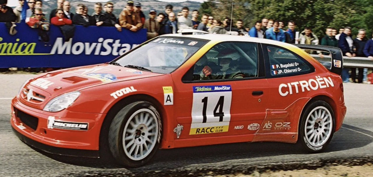 zdroj: WRC Wings, zachycené auto řídí Bugalski, Loeb řídil stejné, hezká fotka nenalezena