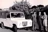 Josef Velebný (uprostřed), George Taylor (nalevo) a John Catchpole. Zdroj: Škoda