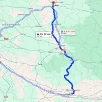 asi nej trasa co jsem jel - nějaké Stelvio se může jít projet, tohle je jako Beroun-Karlštějn, ale přehledné, dlouhé a melebné, většinou i top povrch