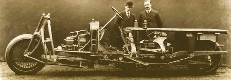 Schilovski Gyrocar 1914, zdroj: Dougles-self Museum