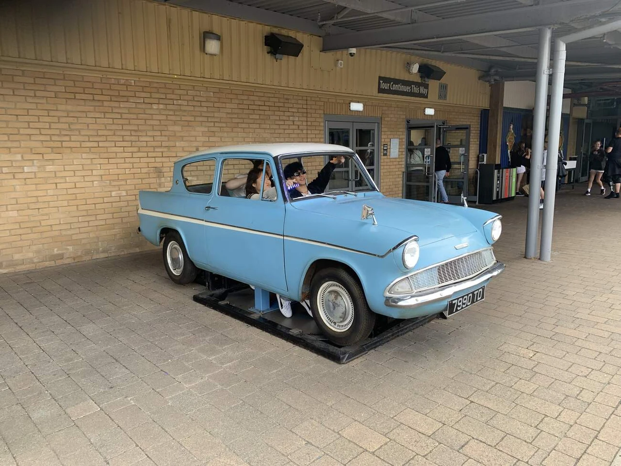Ford Anglia v londýnském filmovém studiu, Foto: Jaromír Soukup, Autíčkář.cz