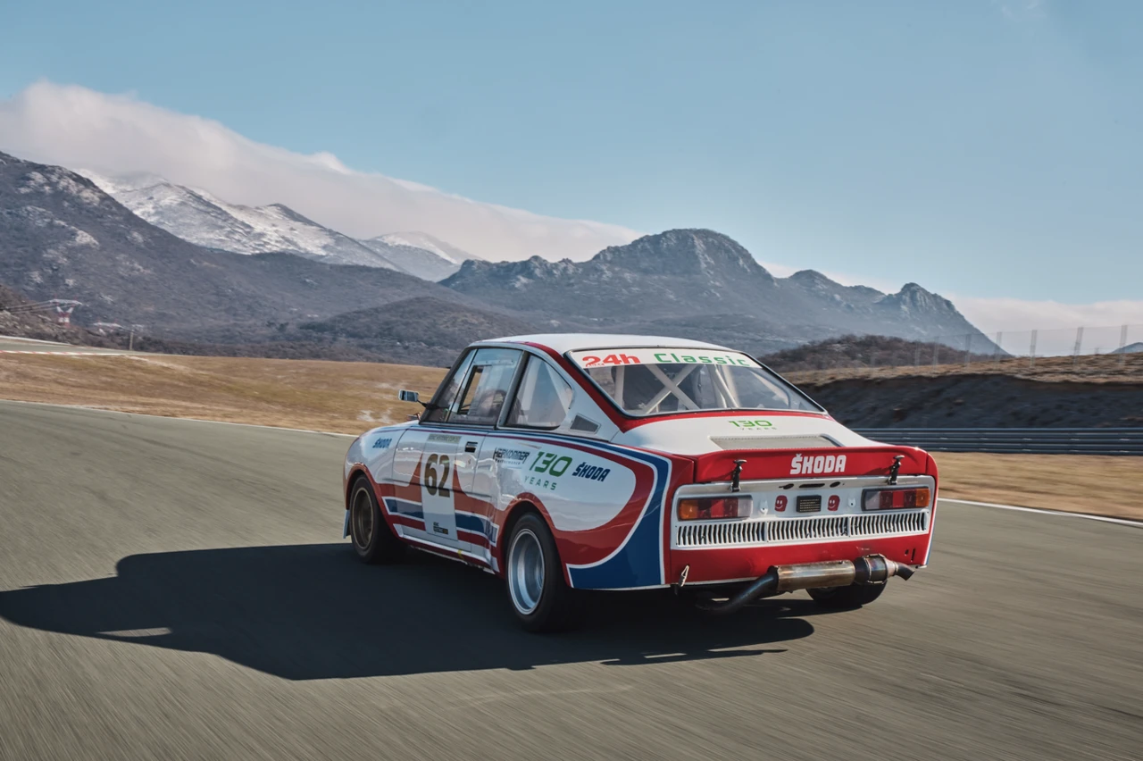 Škoda 130 RS při oslavách 130 let od založení Škody Auto, Foto: Škoda Storyboard - tisková fotografie
