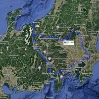 plán cesty po Japonsku (google mapy)