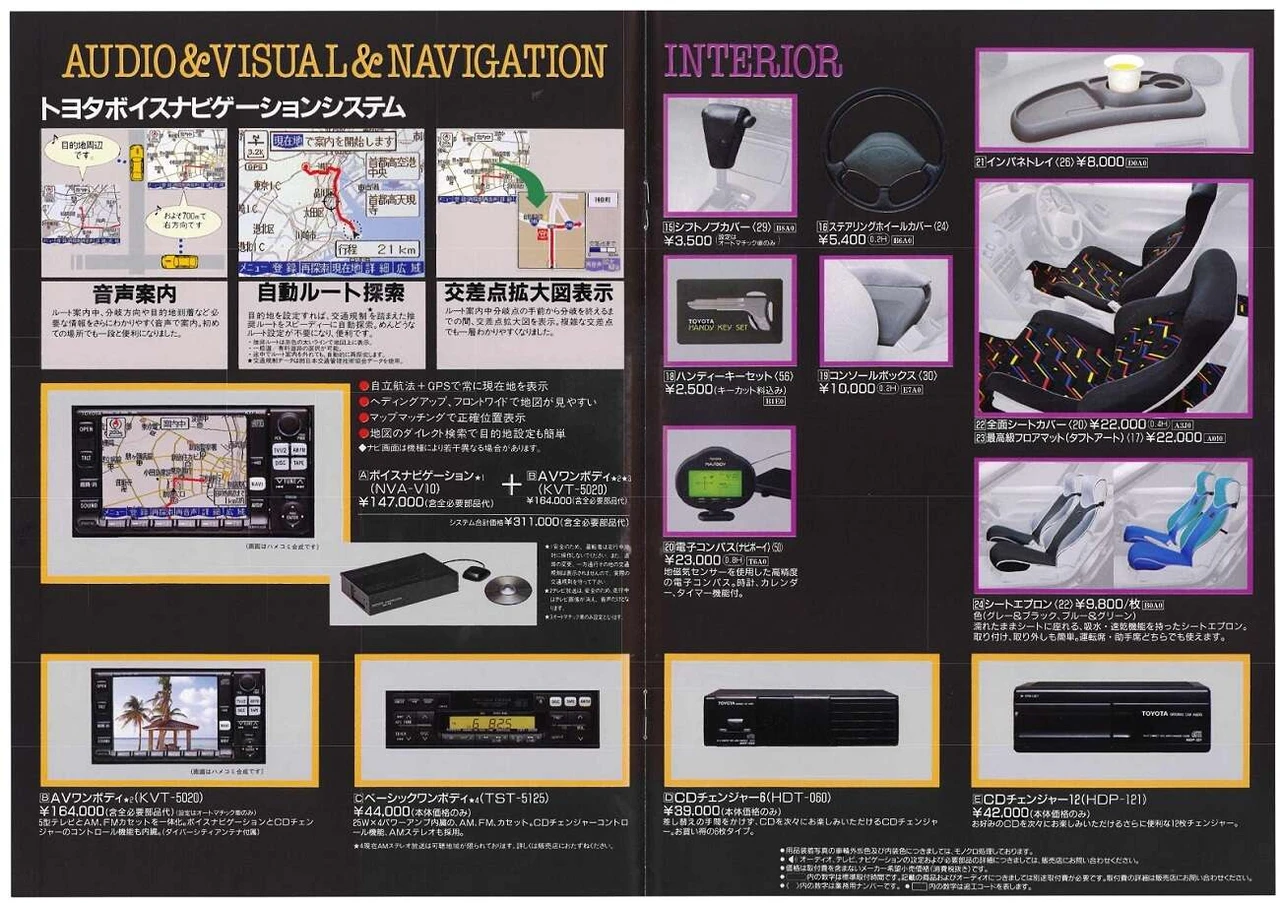 Katalog příslušenství - audio, navigace, interiér
