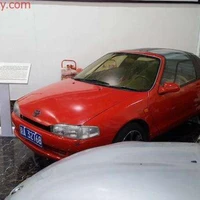 Toyota Sera se světly z Toyoty Camry - Weifang Museum, Čína | Zdroj: https://chinacarhistory.com/2018/11/06/trip-report-weifang-generations-classic-car-museum-part-4/