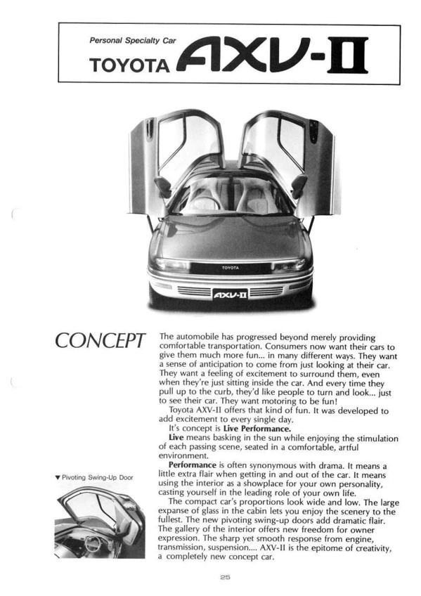Toyota AXV-II - prezentace 1