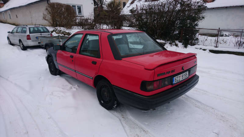 po dramatické cestě a před lakováním