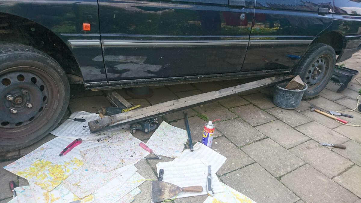 Už je dole, teď ještě to samé podstoupit na druhé straně