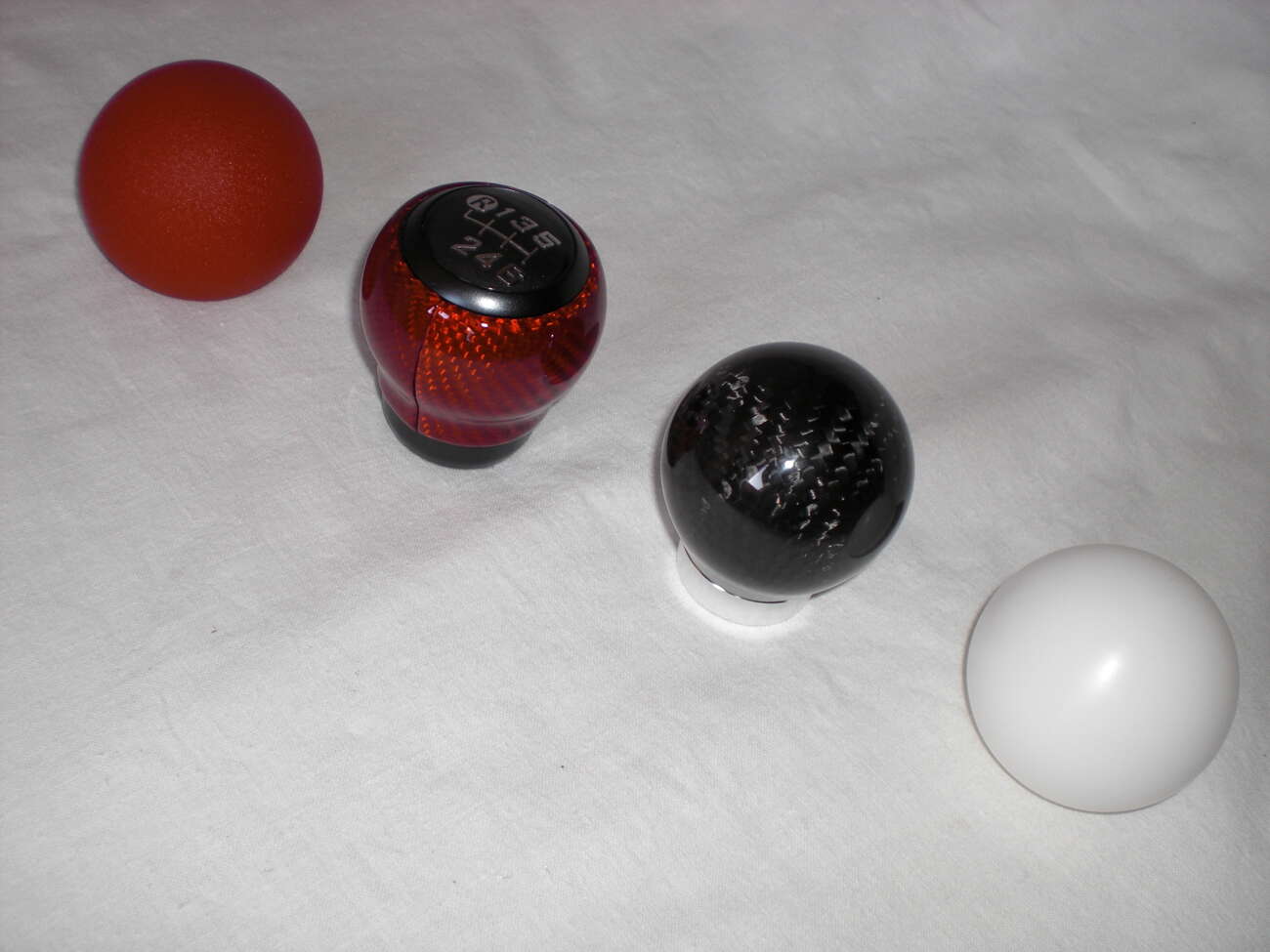 šaltpáka - hlavice (alu, orig+karbón, karbón, delrin)