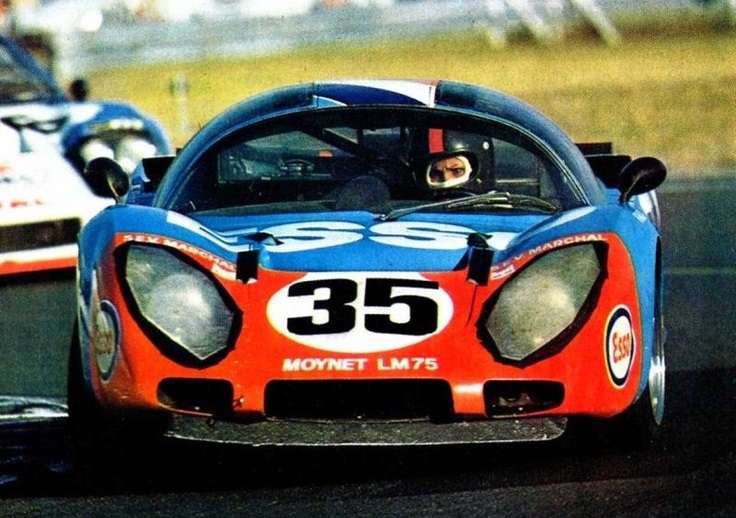 Poprvé mimo rally - na trati Le Mans 1975.