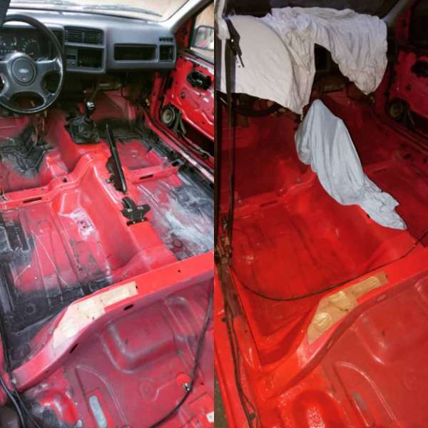 Před a po nástřiku