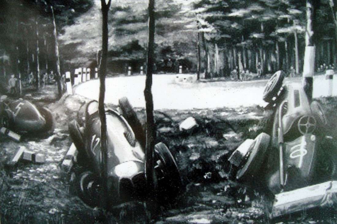 Brno, Farinova zatáčka s vozy Parnella, Fariny a Biry