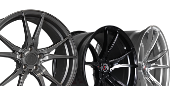 2Forge ZF2 gunmetal, black, silver (8.5x19-12x20,od 9.8kg)