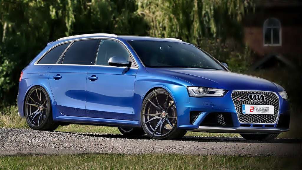 2Forge ZF2 matt black, Audi RS4