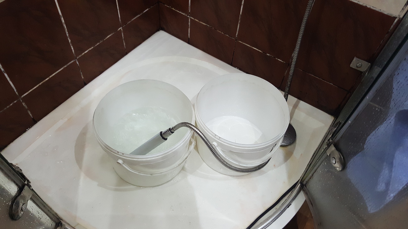 Nápouštění kýblů doma