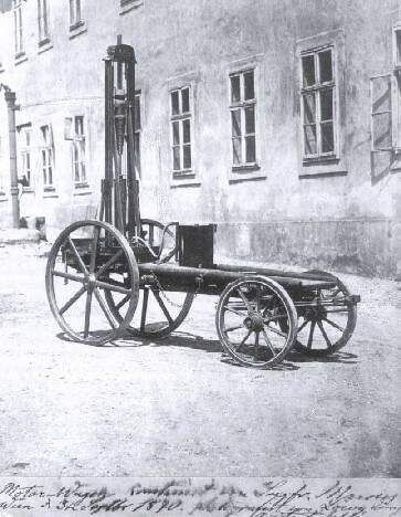 První Marcusův automobil, zdroj: Wikimedia Commons