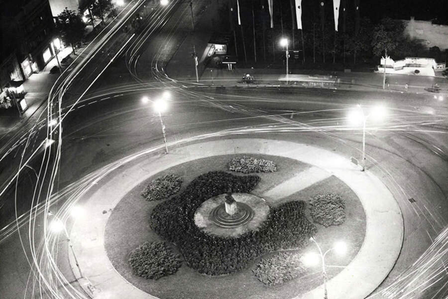 Náměstí Slavija, na němž končily všechny fantomovy jízdy. Branibor Debeljković, 011info.com