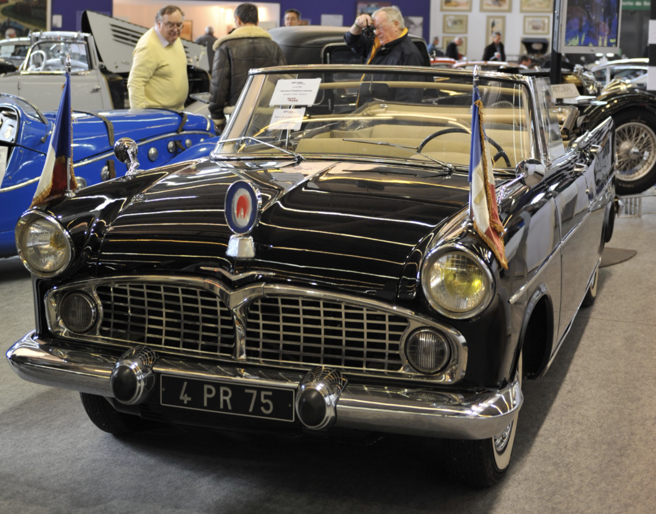 Georges Pompidou a jeho Simca Présidentielle, zdroj: Wikipedia