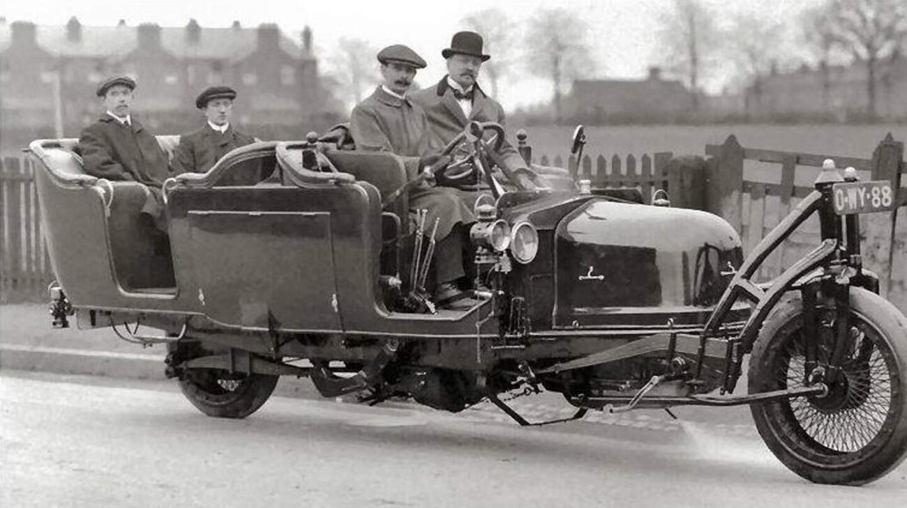 Schilovski Gyrocar 1914, zdroj: Dougles-self Museum