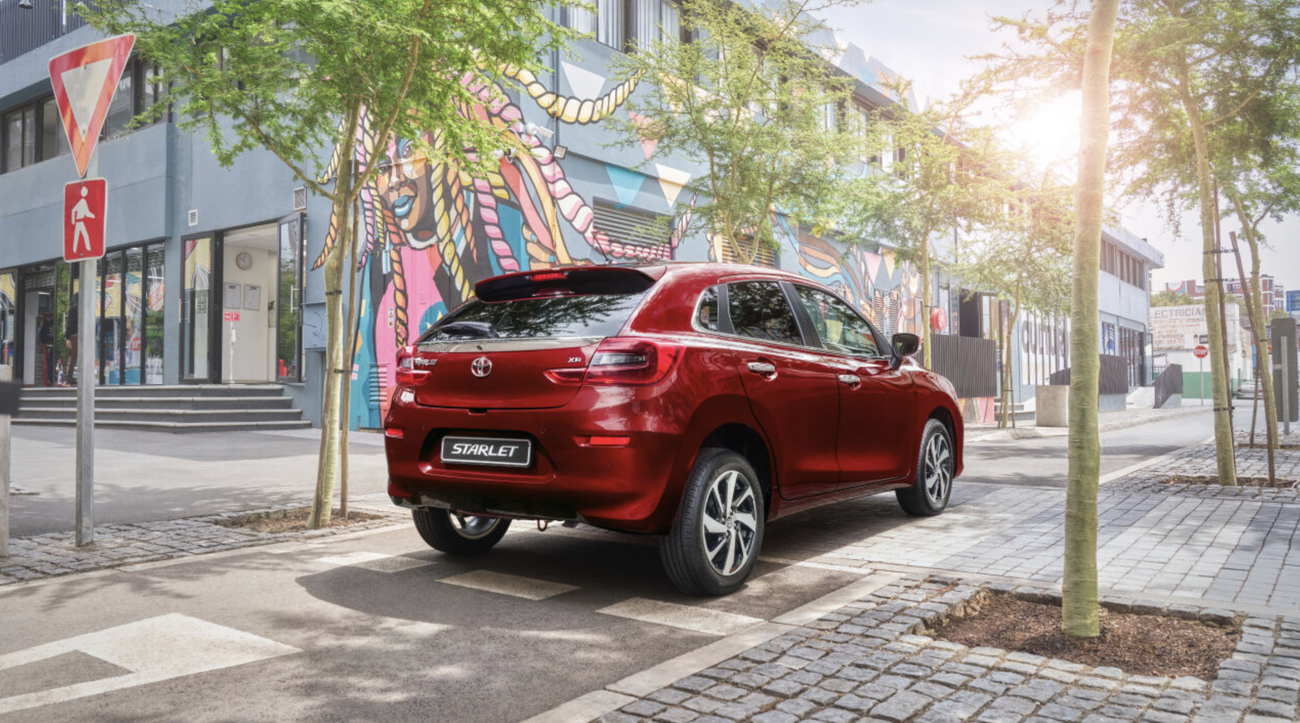 Toyota Starlet, Foto: Toyota, tisková fotografie