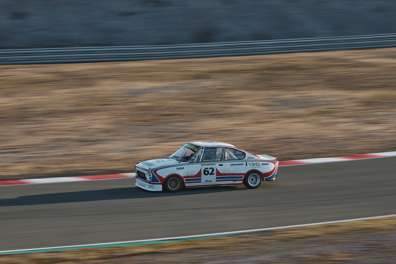 Škoda 130 RS při oslavách 130 let od založení Škody Auto, Foto: Škoda Storyboard - tisková fotografie