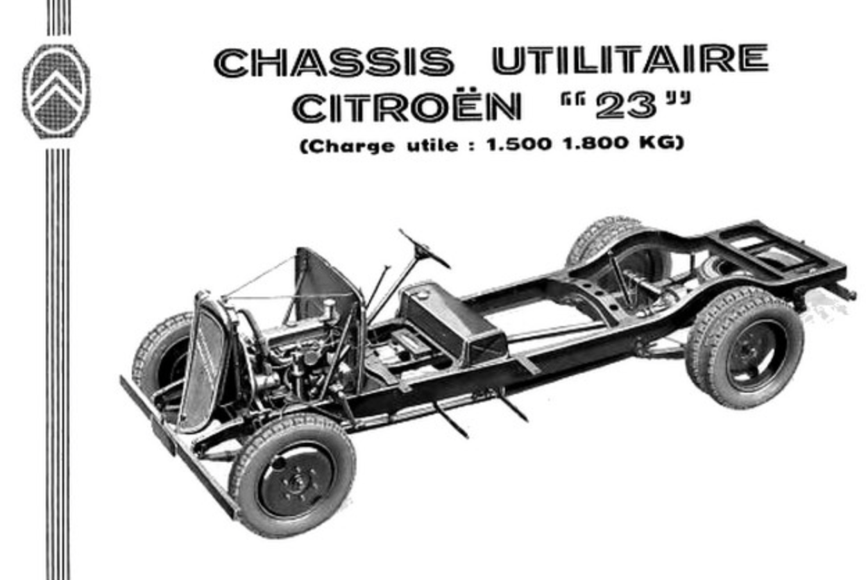 Foto: Citroën - oficiální dobová tisková kresba určená k publikaci 